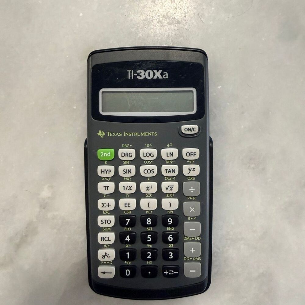 Texas Instruments TI-30Xa Scientific Calculator Black